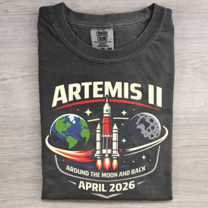 Artemis II Around The Moon And Back T-shirt