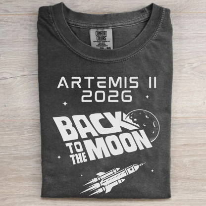 Artemis II 2026 Back to the Moon T-shirt