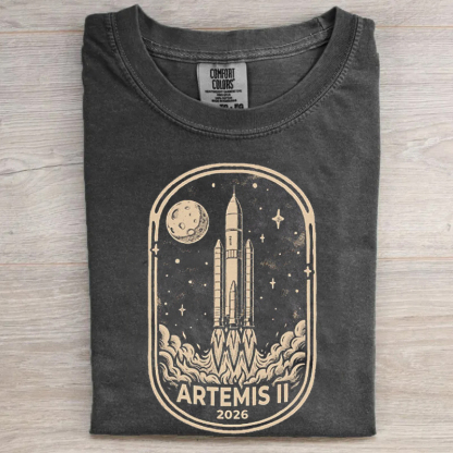 Artemis II  Rocket Launch T-shirt