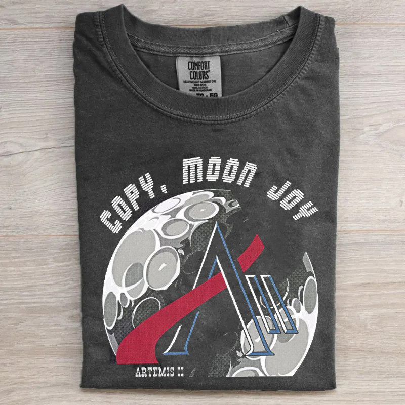 Artemis II Moon Joy Space T-shirt