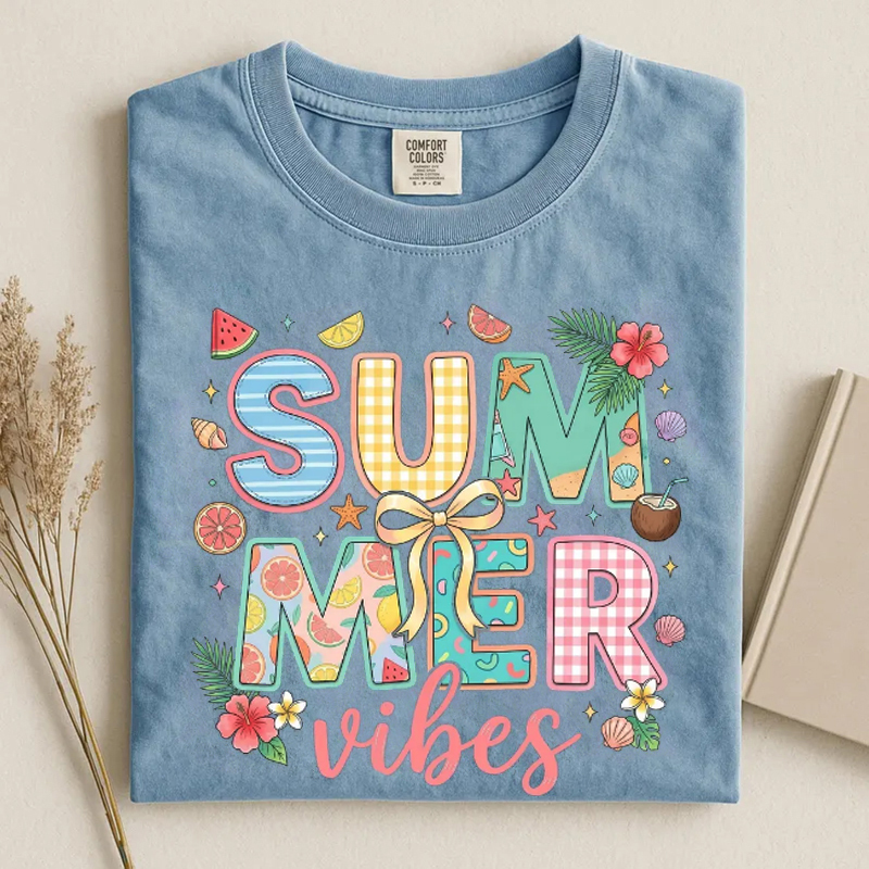 Summer Vibes Cute Beach T-shirt