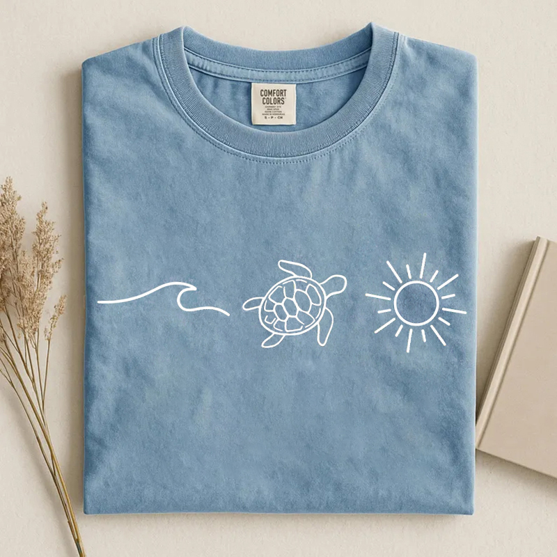 Summer Vacation Sea Life T-shirt