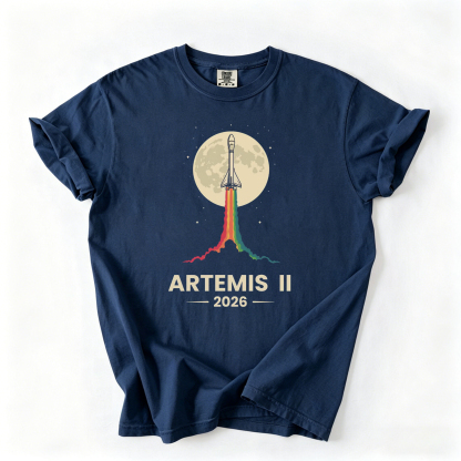 Artemis II 2026 Mission T-shirt