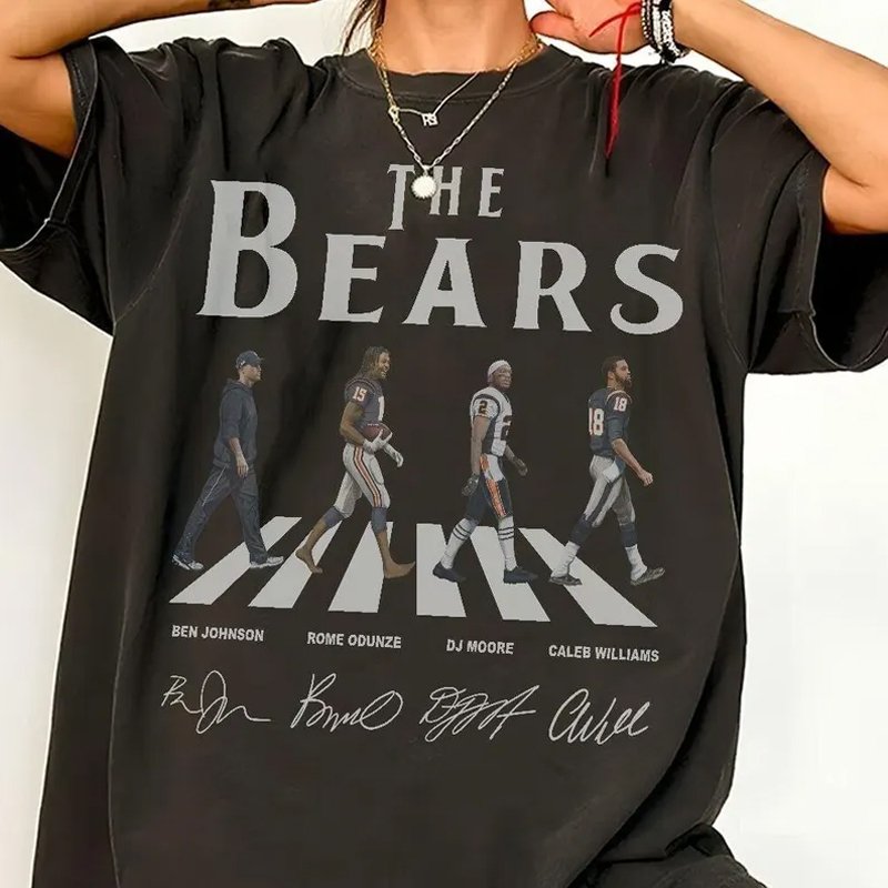 Chicago Football Walking Signatures Shirt