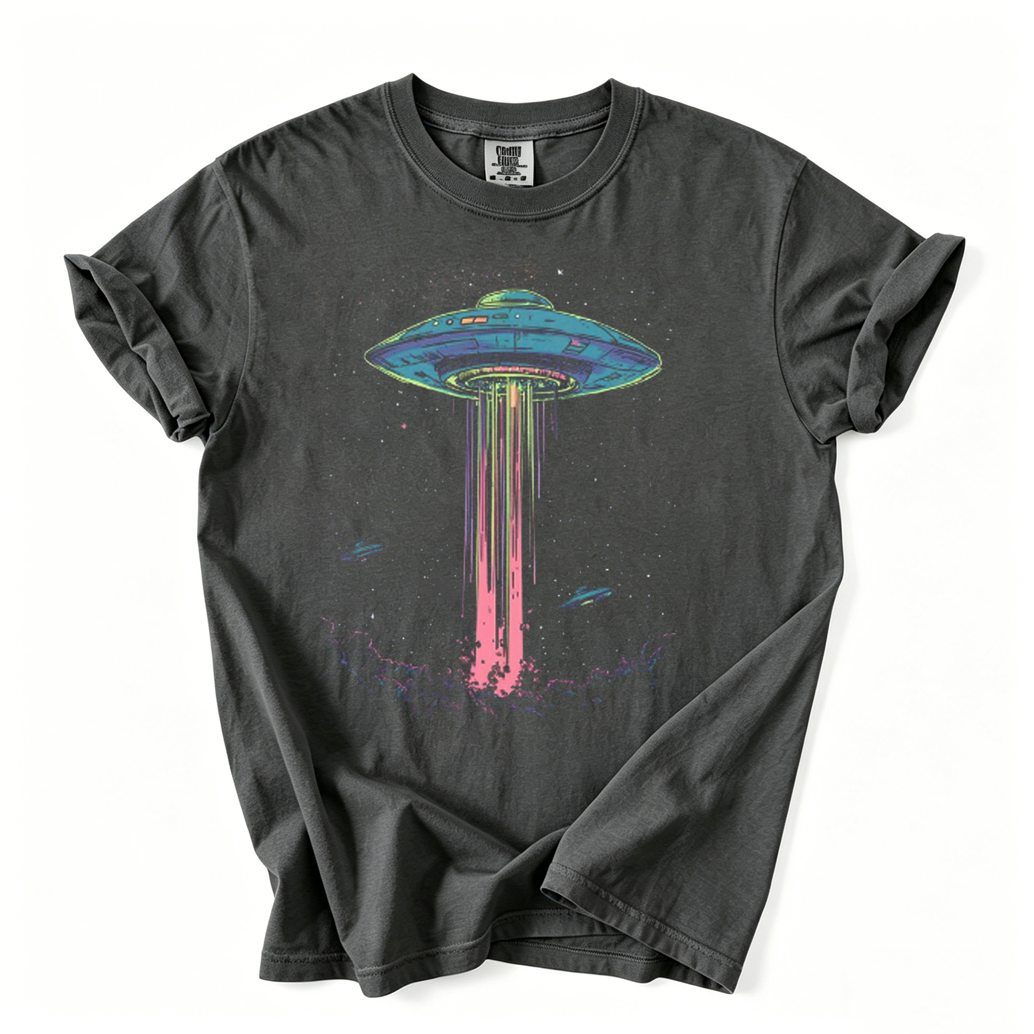Vintage Alien Graphic T-shirt