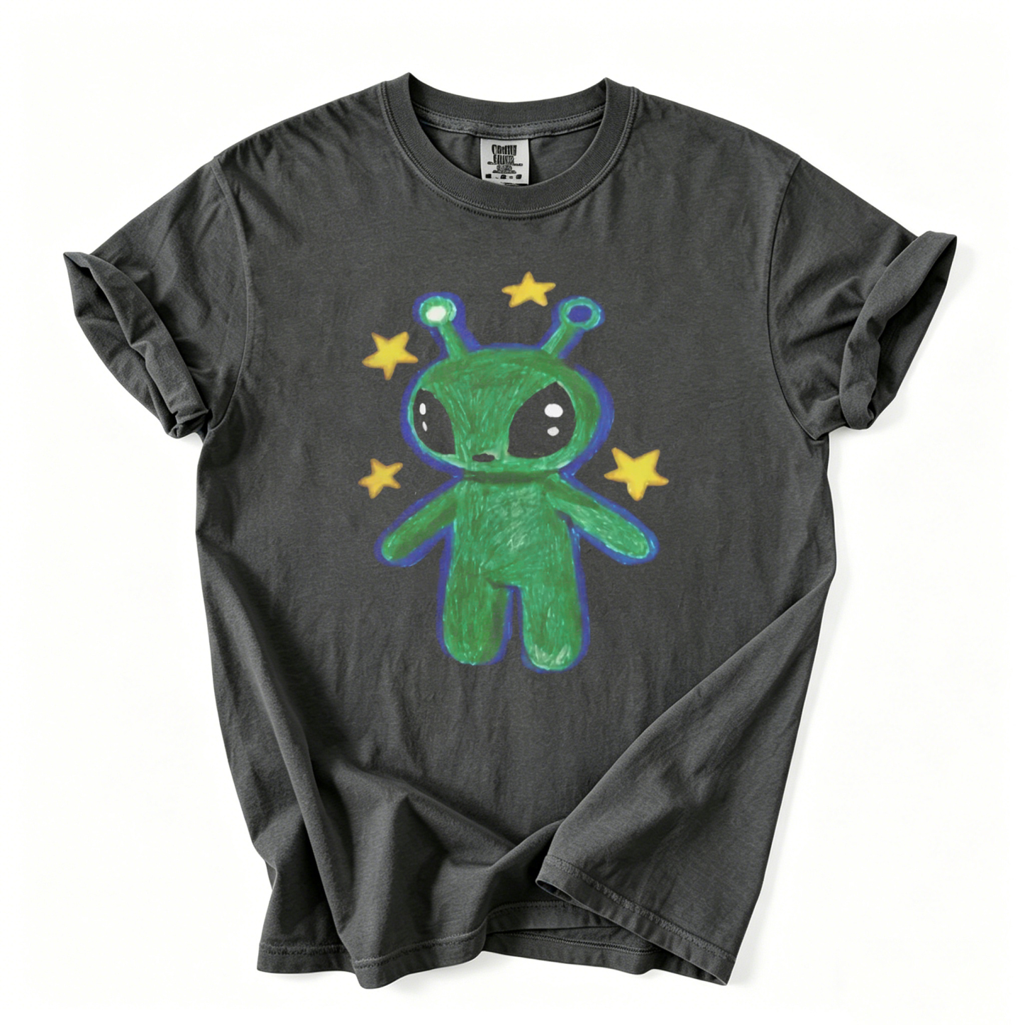 Green Alien Graphic T-shirt