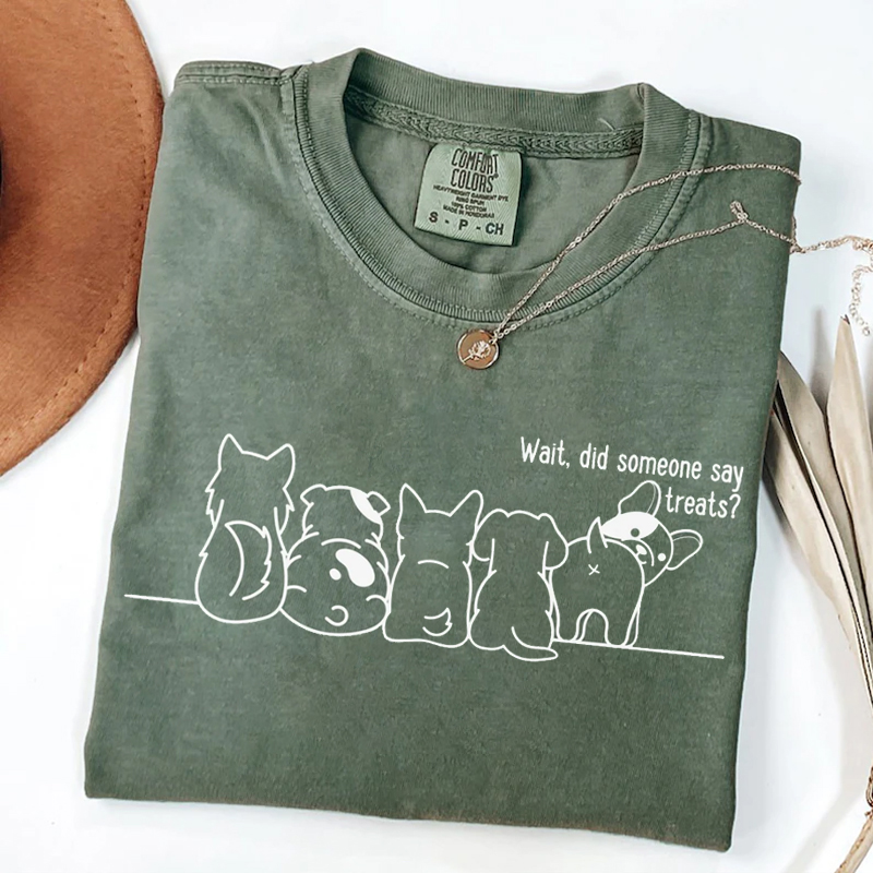 Comfort Color cute Dog T-shirt