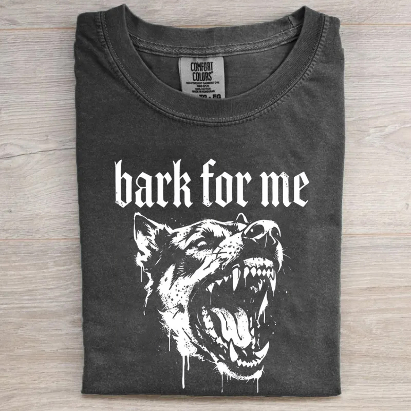 Gothic Dog Graphic T-Shirt