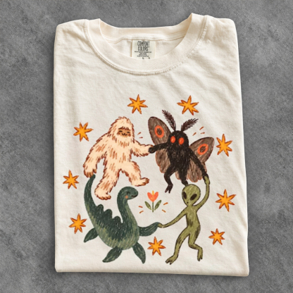 Dancing Cryptids Graphic Shirt