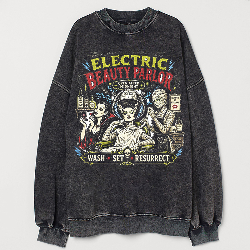 Vintage Horror Beauty Parlor Sweatshirt