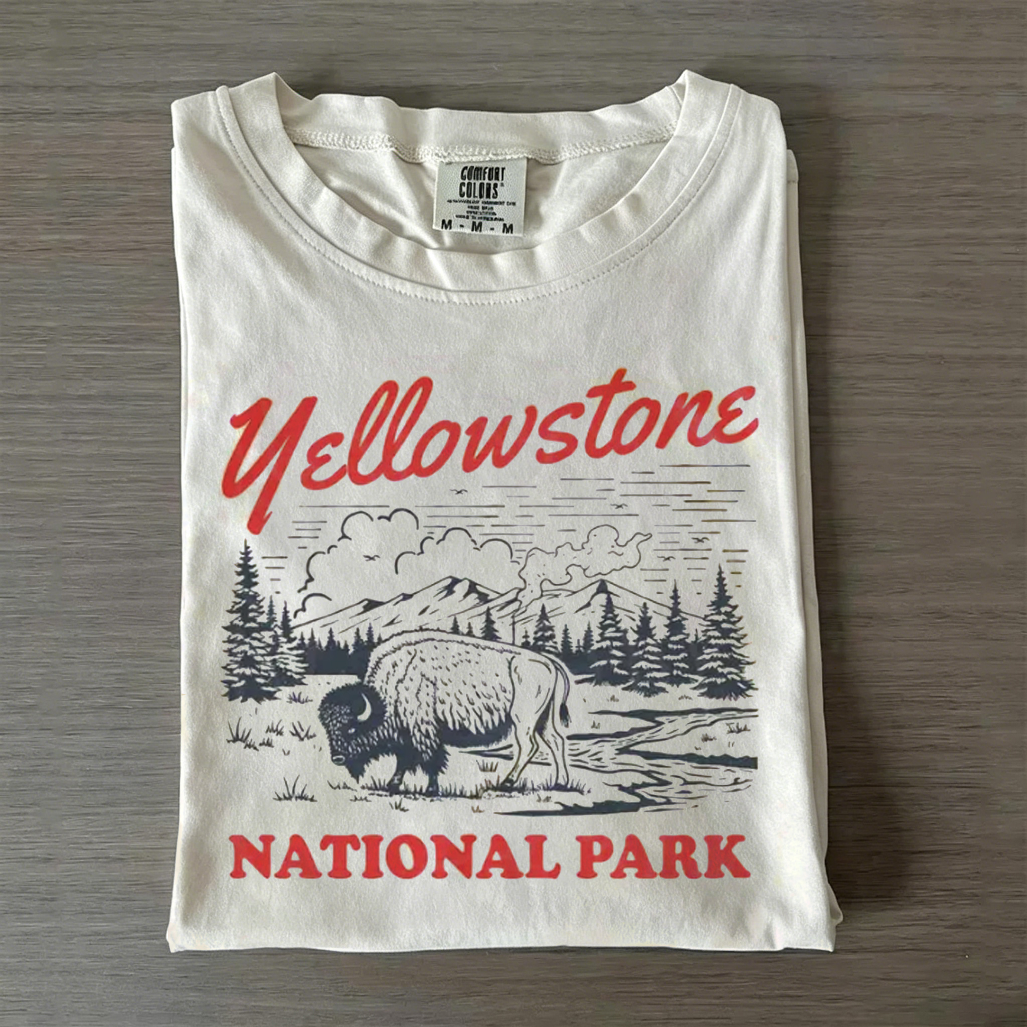 Vintage Bison Graphic T-shirt