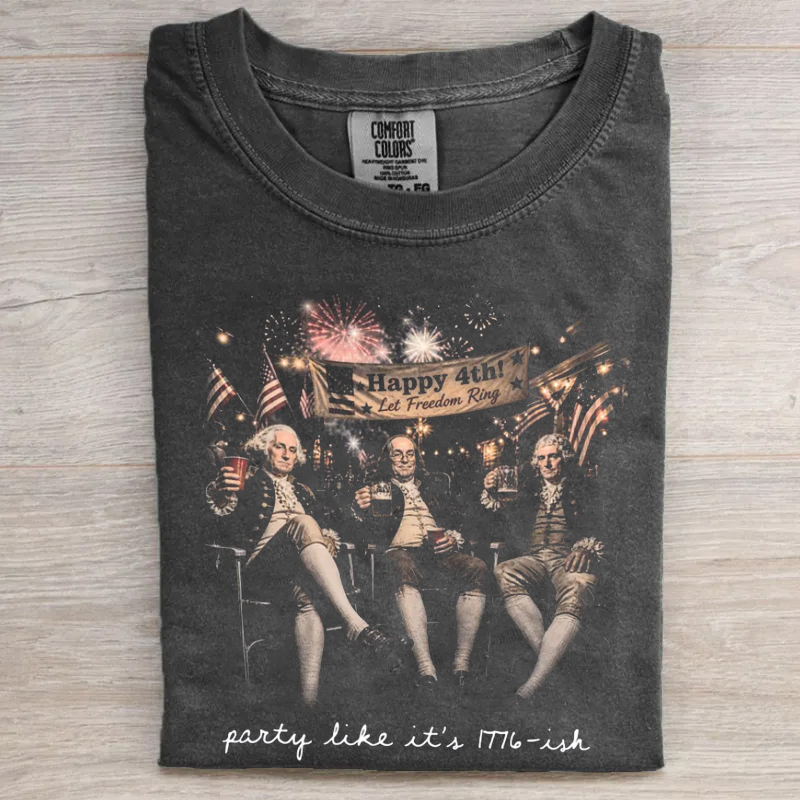 1776 Founding Fathers Party T-shirt