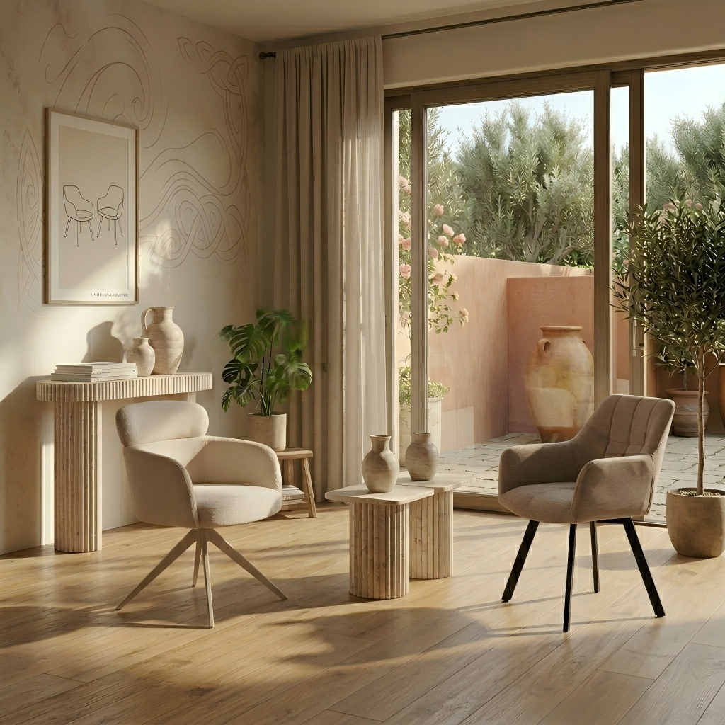LYKKVØ „SIRONA“ Kollektion — Drehbarer Komfort & Loungestühle