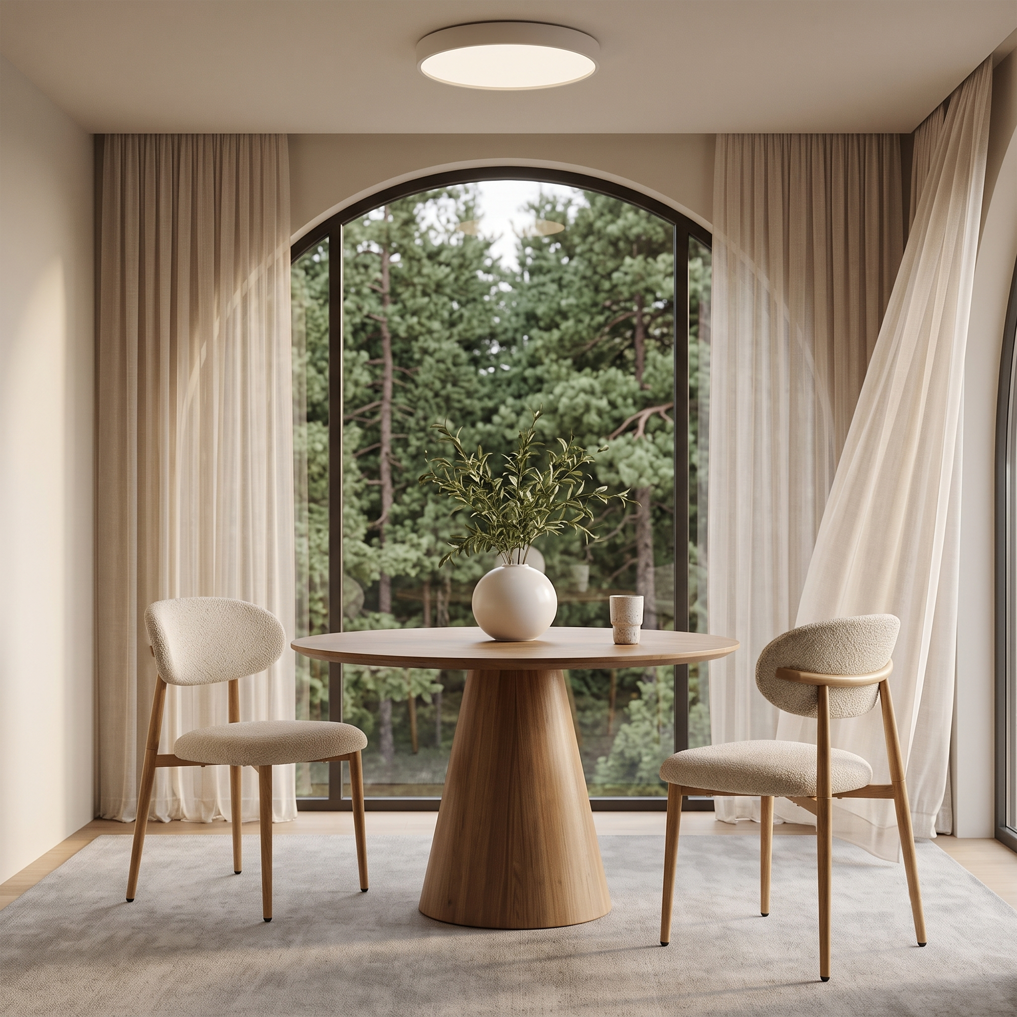 LYKKVØ „Milo“ Polsterstuhl aus der „Amara“ Kollektion — Ergonomischer Design-Esszimmerstuhl