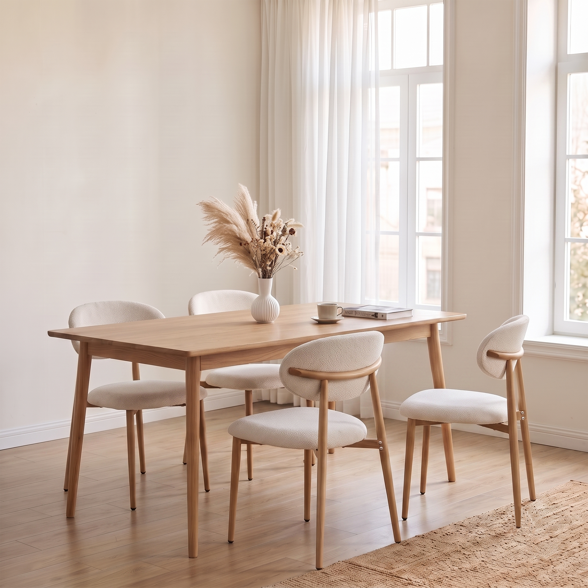 LYKKVØ „Milo“ Polsterstuhl aus der „Amara“ Kollektion — Ergonomischer Design-Esszimmerstuhl