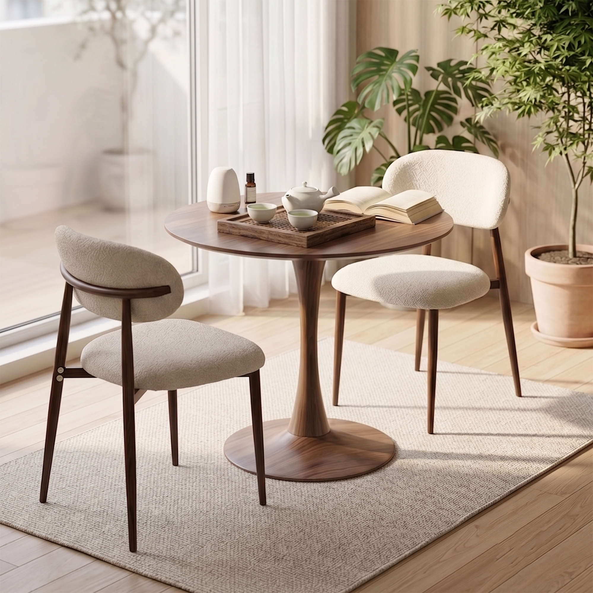 LYKKVØ „Milo“ Polsterstuhl aus der „Amara“ Kollektion — Ergonomischer Design-Esszimmerstuhl