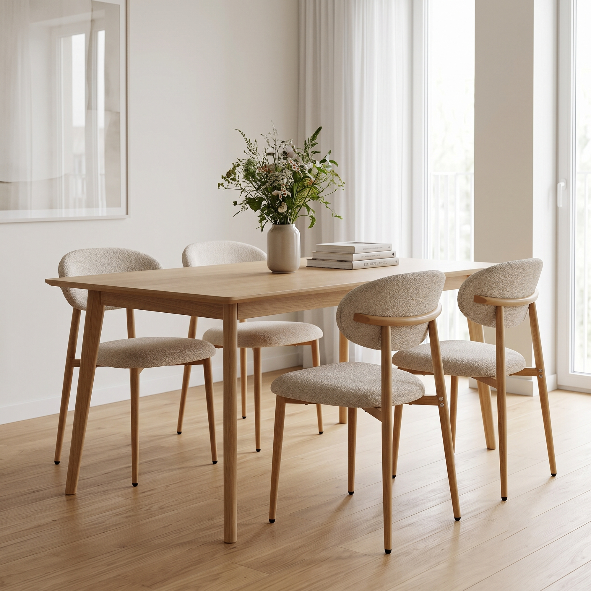 LYKKVØ „Milo“ Polsterstuhl aus der „Amara“ Kollektion — Ergonomischer Design-Esszimmerstuhl
