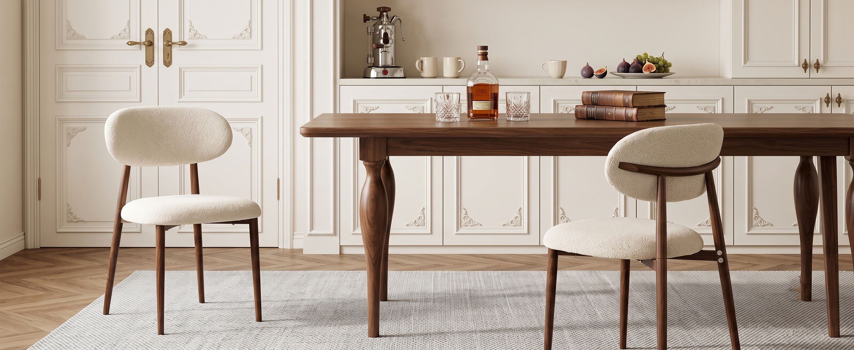 LYKKVØ „Milo“ Polsterstuhl aus der „Amara“ Kollektion — Ergonomischer Design-Esszimmerstuhl