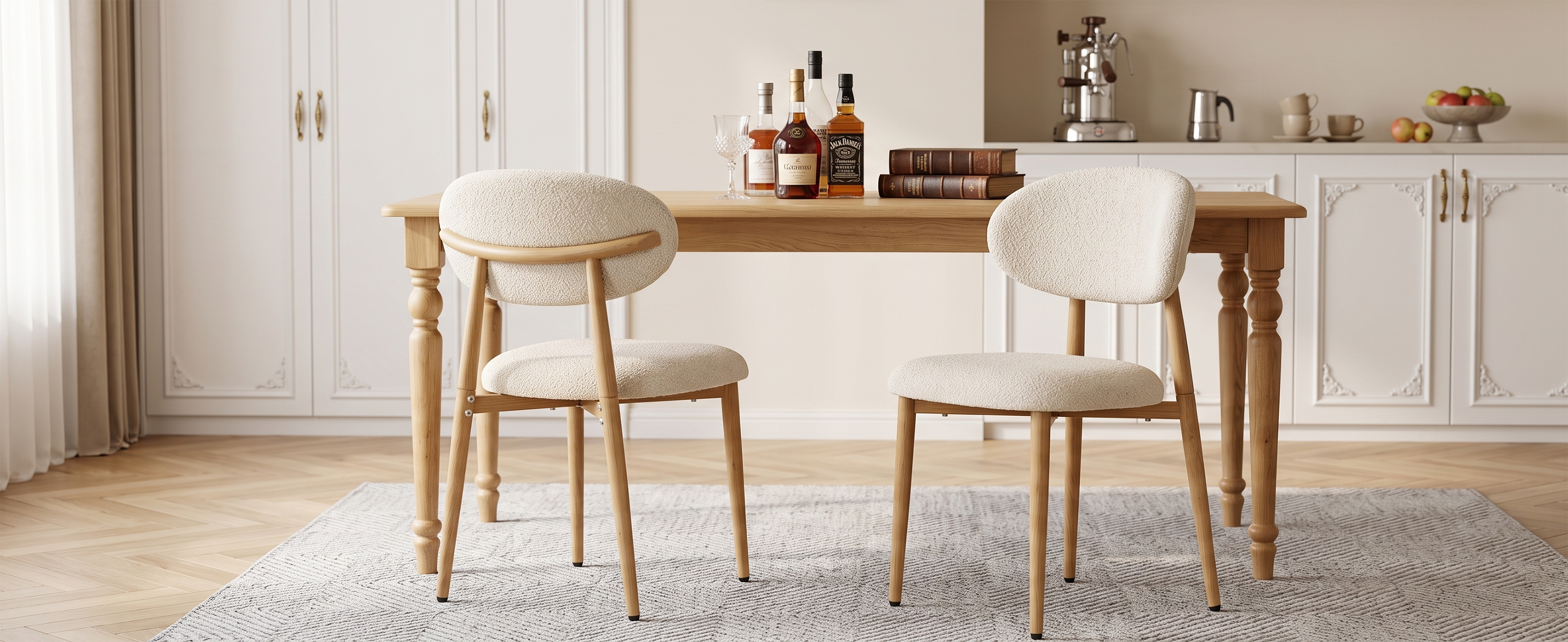 LYKKVØ „Milo“ Polsterstuhl aus der „Amara“ Kollektion — Ergonomischer Design-Esszimmerstuhl