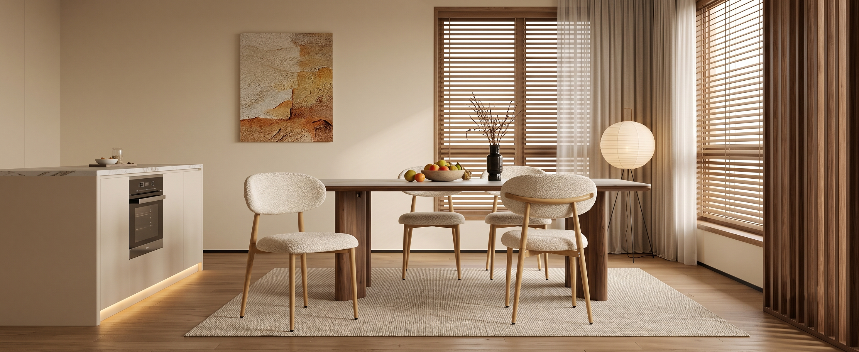 LYKKVØ „Milo“ Polsterstuhl aus der „Amara“ Kollektion — Ergonomischer Design-Esszimmerstuhl