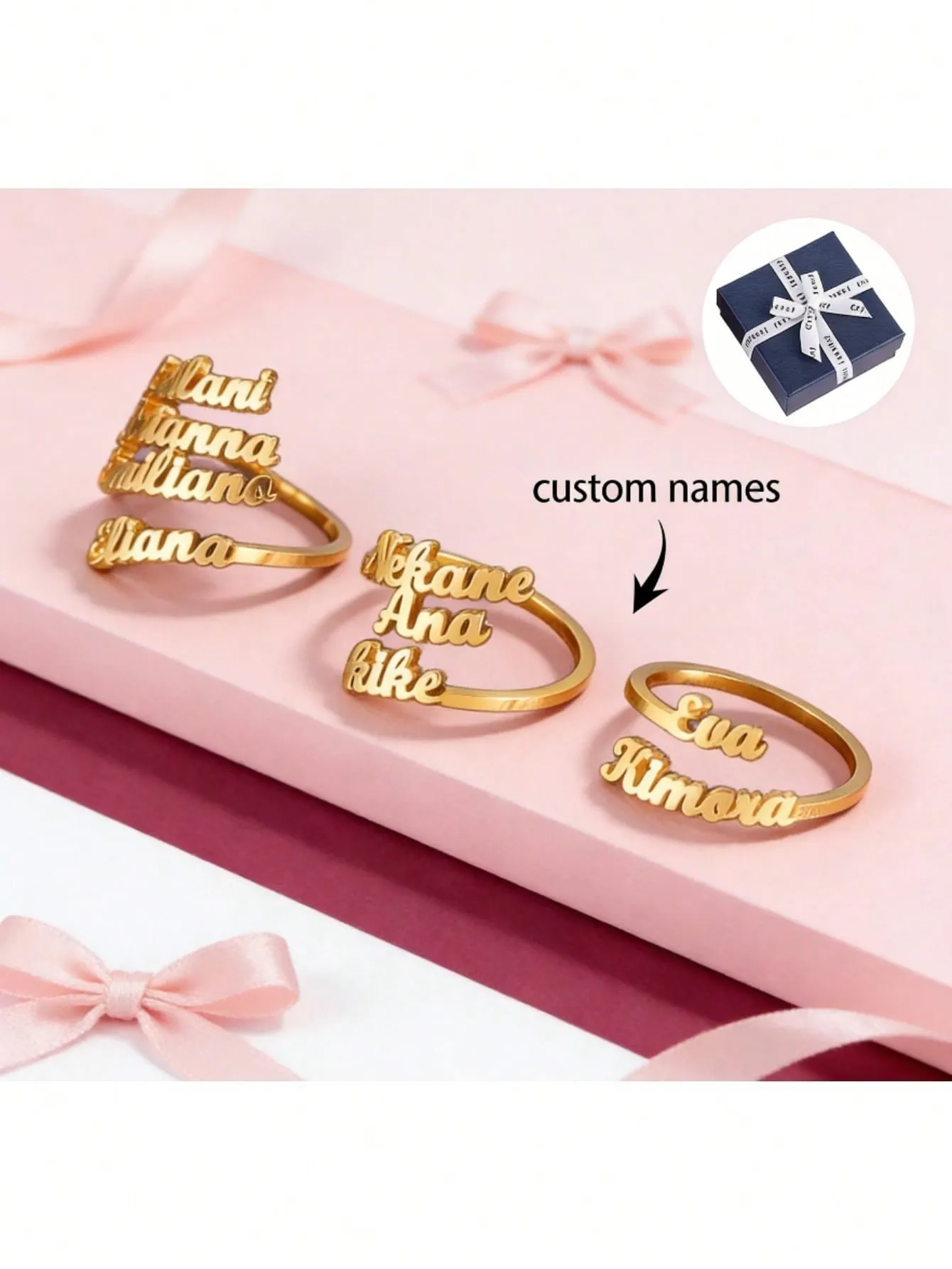 personalized engraved titanium jewelry collection


