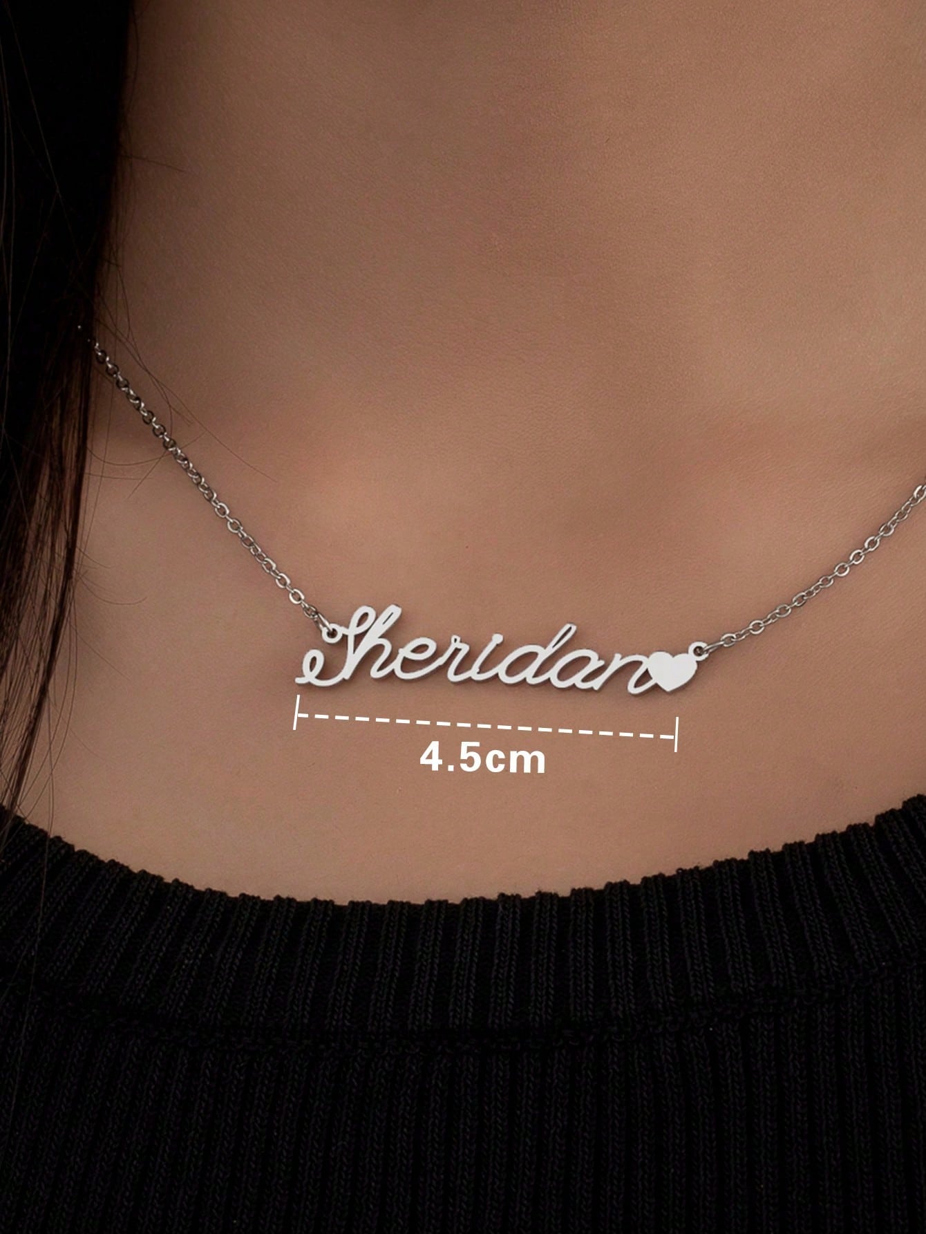 Luxury Personalized Gold Letter Name Necklace Fashion Custom Pendant for Women Gift
