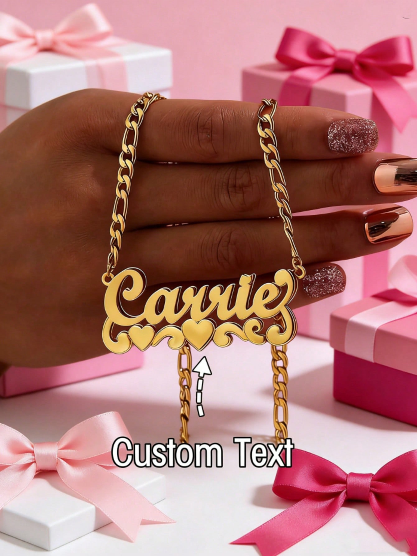 Stainless Steel Double Layer Necklace