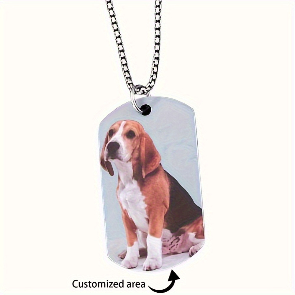 custom photo necklace mens jewelry-定造集