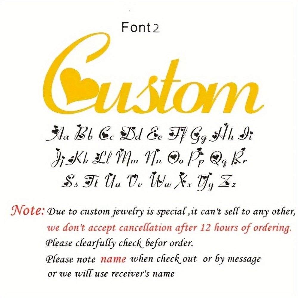 customized necklace custom stainless steel name choose font elegant simple design perfect gift birthdays mothers day-定造集
