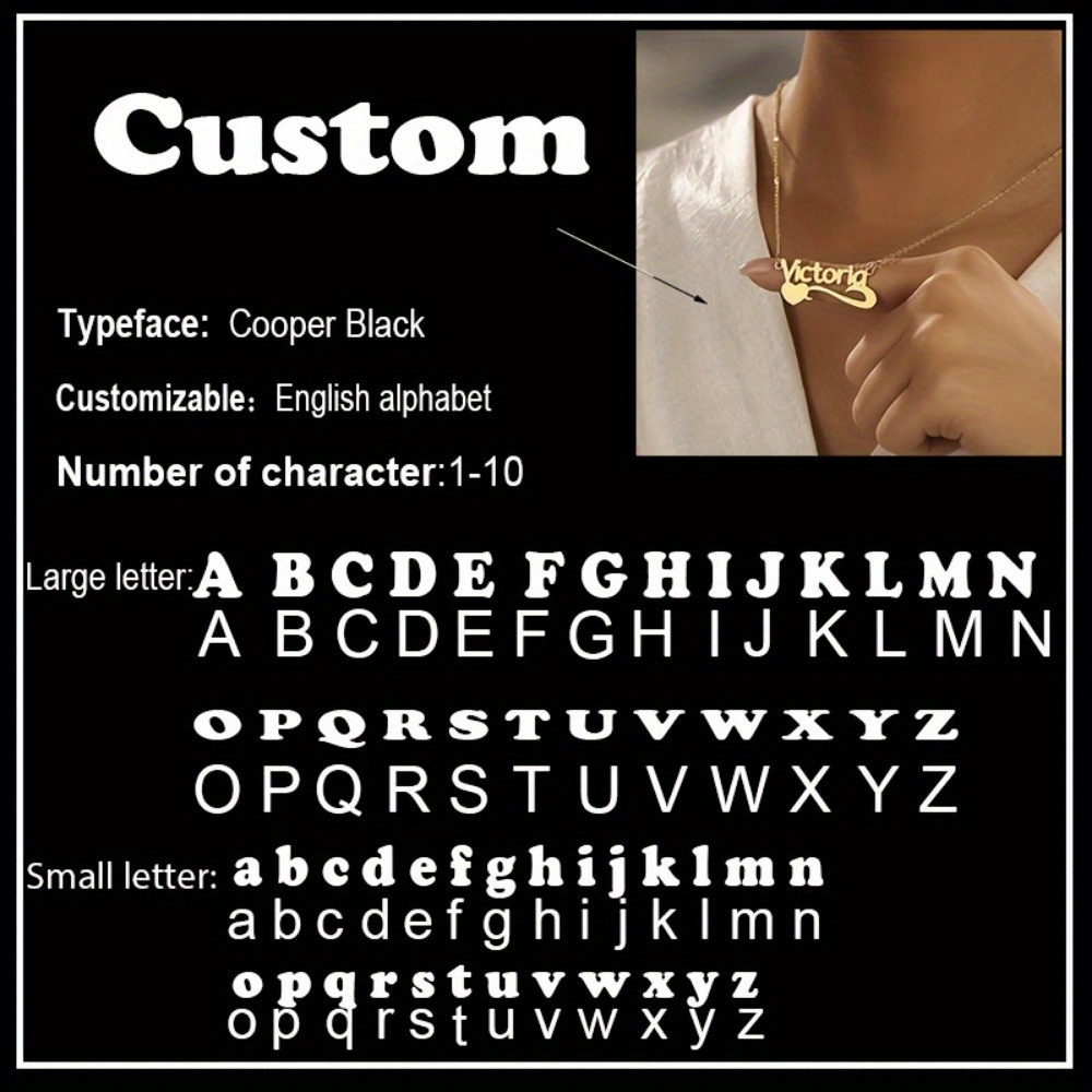 customize nk necklace elegant stainless steel customizable heart shaped pendant personalized luxury jewelry women simple fashionable christmas valentines day gifts banquets special occasions mothers day wedding season world cup-定造集