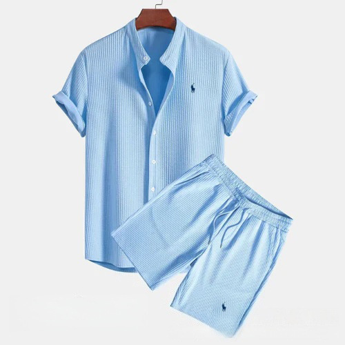 Set Milano Premium - Completo Camicia e Pantaloncini Casual Classic