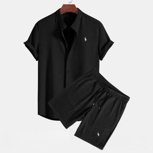 Set Milano Premium - Completo Camicia e Pantaloncini Casual Classic