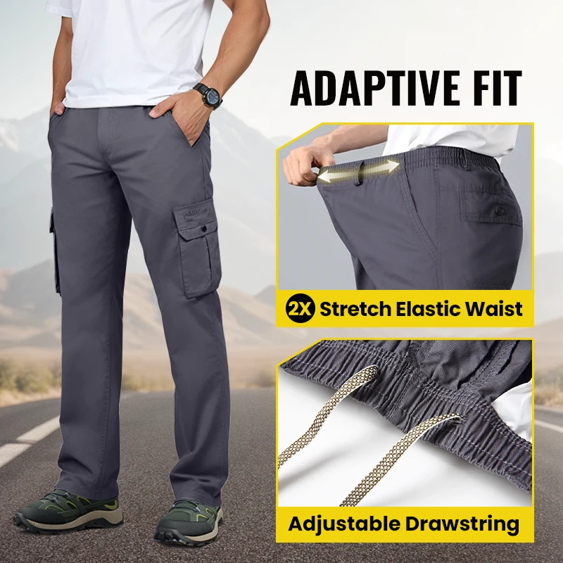 🎁Offerte speciali - 50% DI SCONTO👖Pantaloni cargo multi-tasche da uom