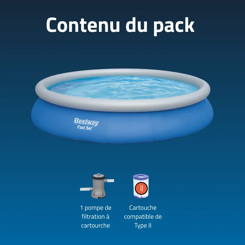 Piscine gonflable ronde