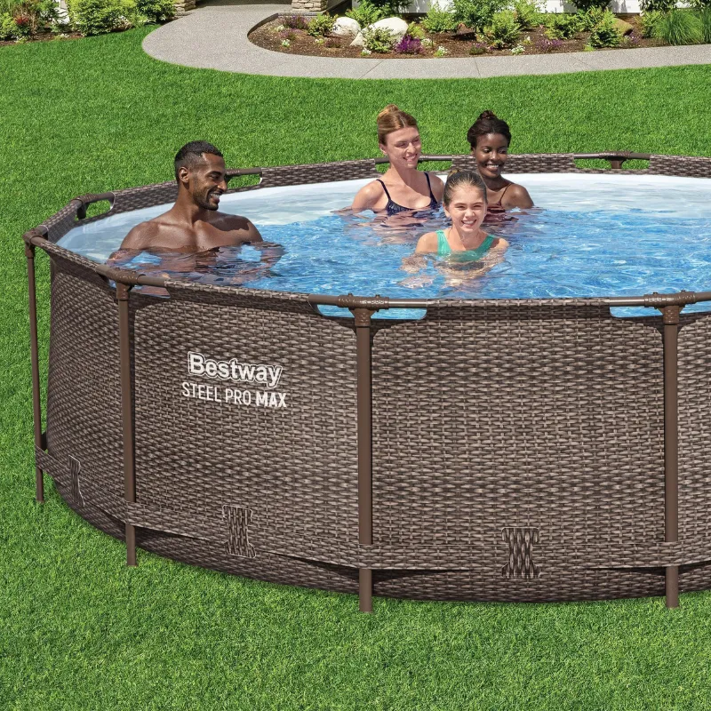 Piscine hors sol tubulaire ronde