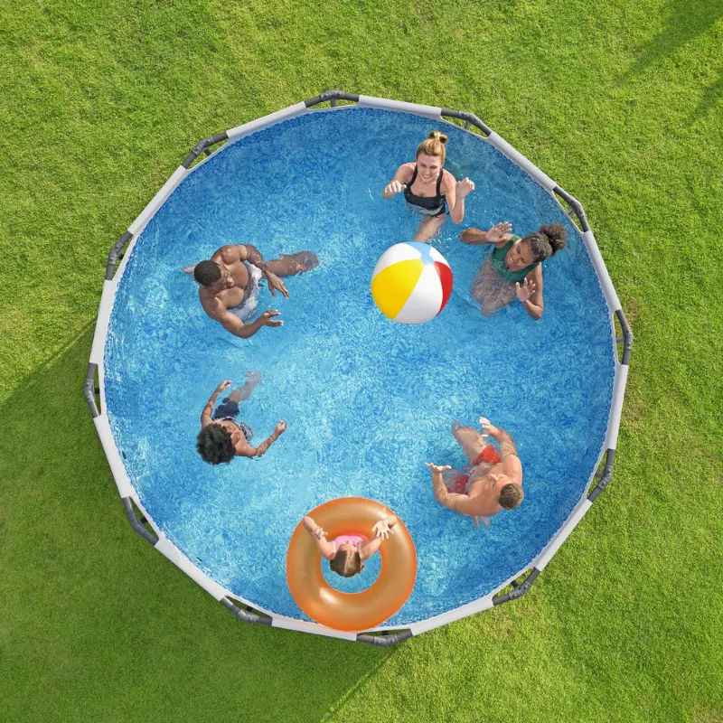 Piscine hors sol tubulaire ronde