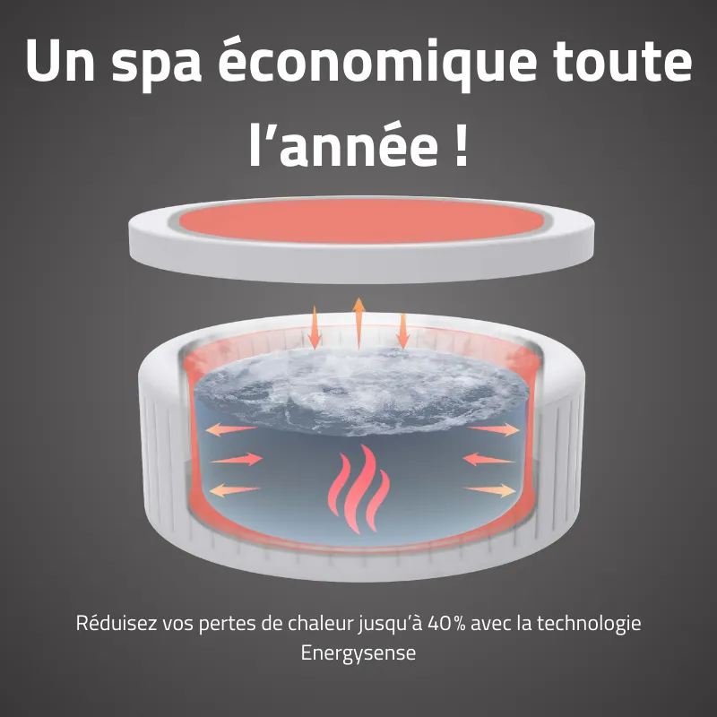 Spa gonflable rond