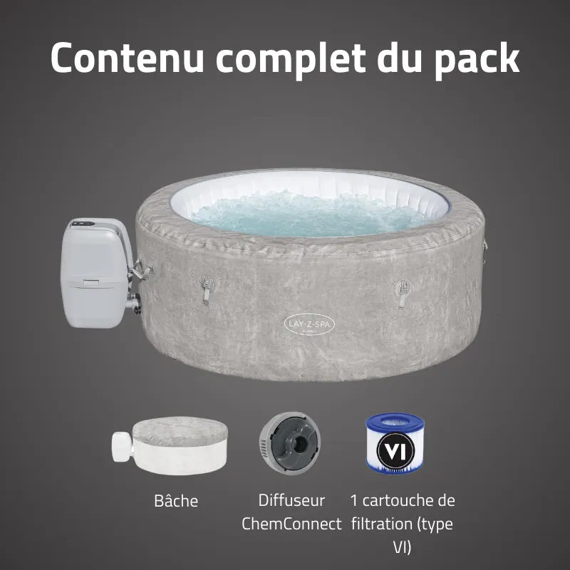 Spa gonflable rond