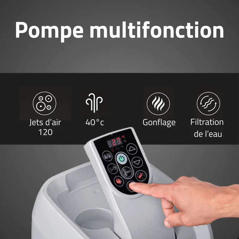 Spa gonflable rond