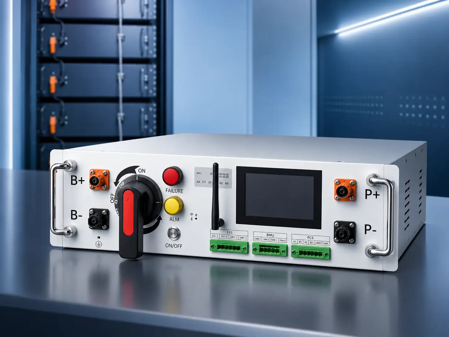 JBD High Voltage ESS BMS with master-slave architecture, supporting up to 1000V 280S lithium battery energy storage systems