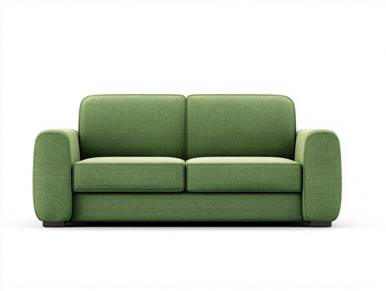 Canapé 2 places - tissu - 170x90x80 cm - vert - design moderne salon-Havengoyard