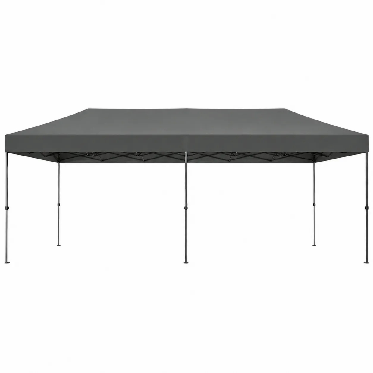 Gazebo pieghevole da esterno 3x6 m in metallo e poliestere