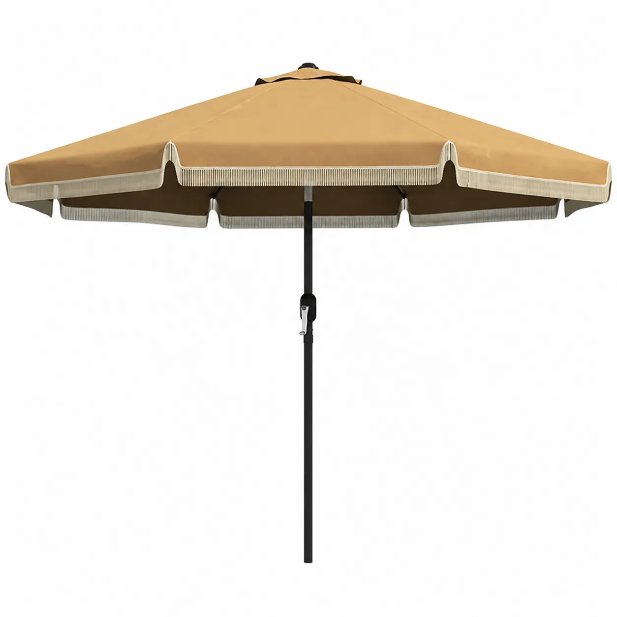 Ombrellone da Giardino in Tessuto Impermeabile 300 cm Beige
