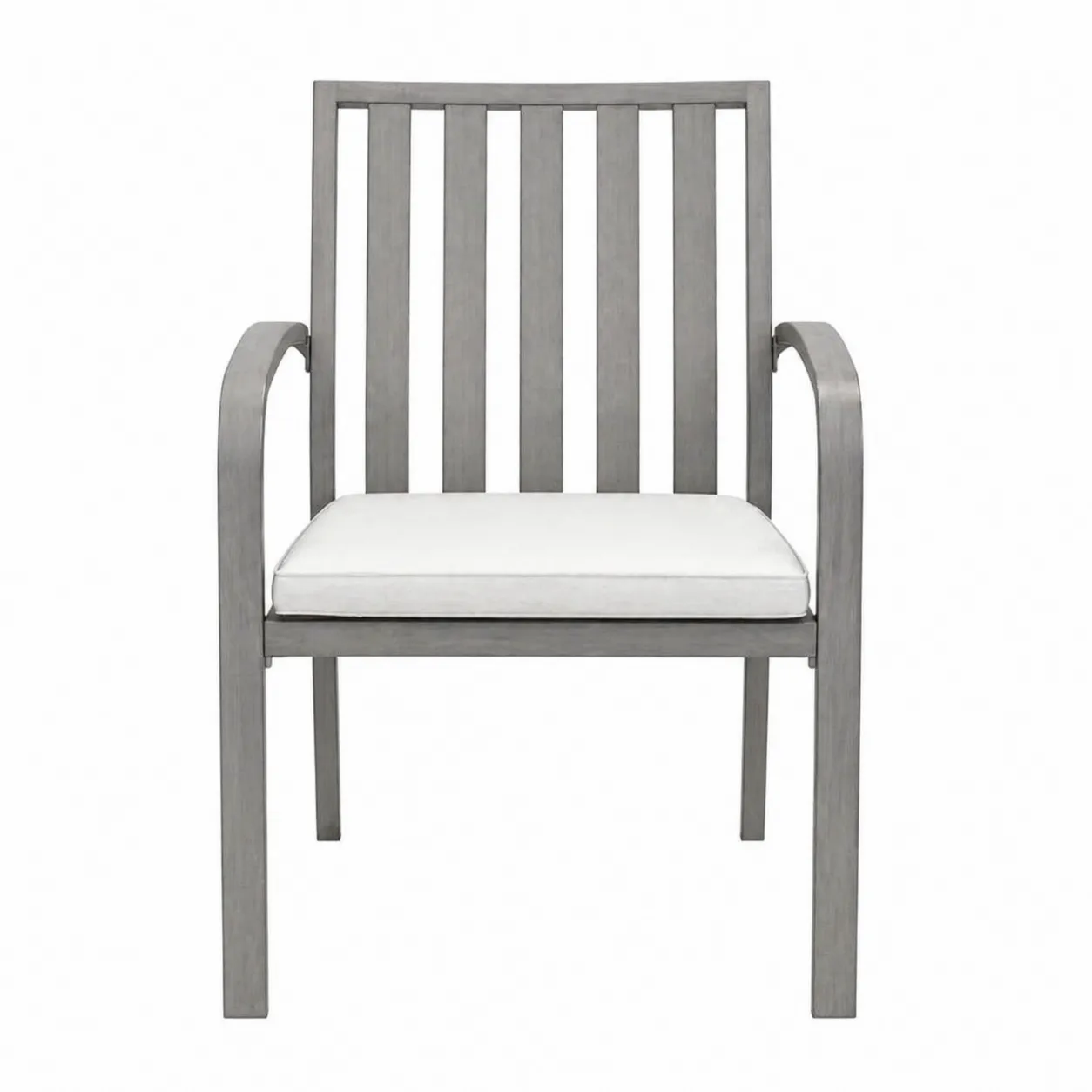 Sedia da giardino in legno di acacia con cuscino