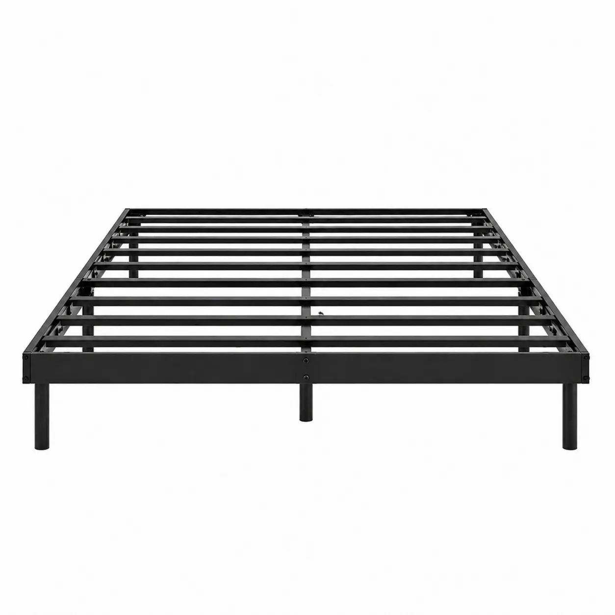 Letto Matrimoniale Metallo Nero 200x160 cm