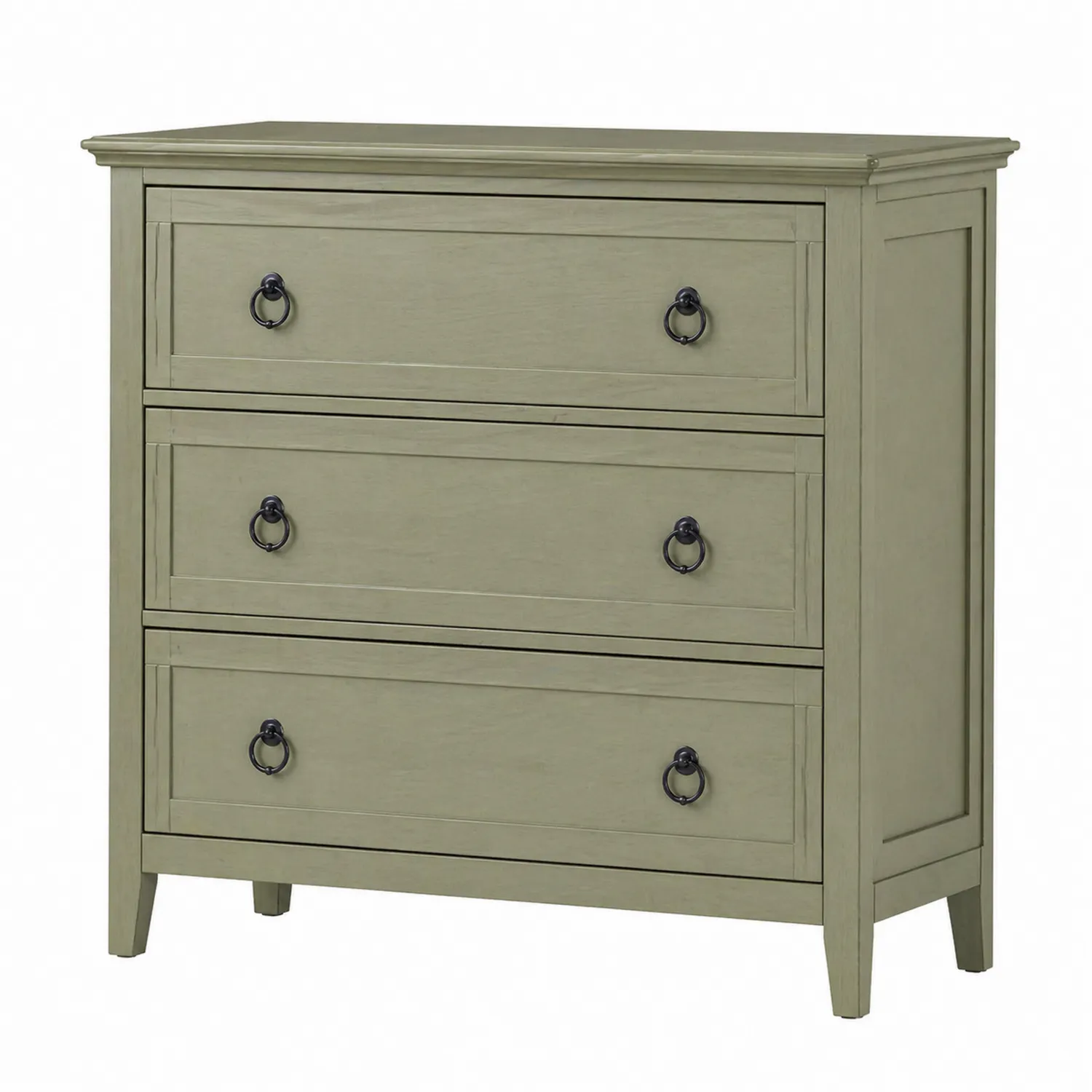 Komoda drewniana z trzema szufladami 80x90x40 cm