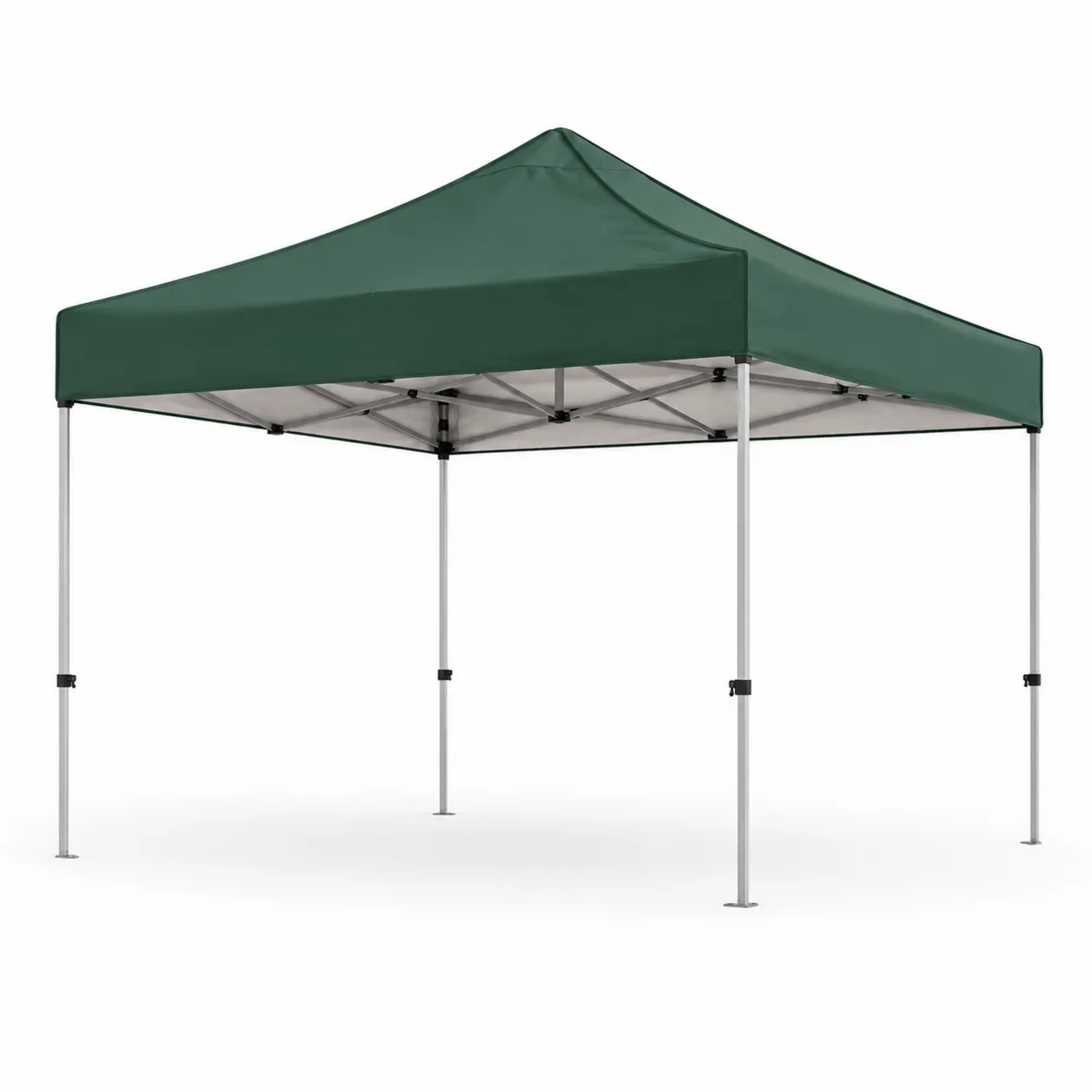 Tente pliante en aluminium 3x3m verte-Arvilen