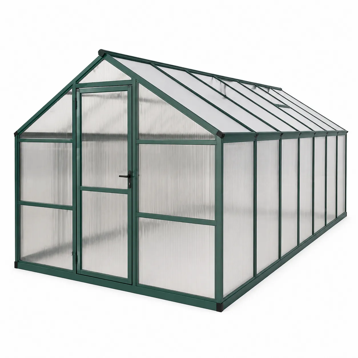 Serre de jardin en aluminium et polycarbonate multicouche-Arvilen