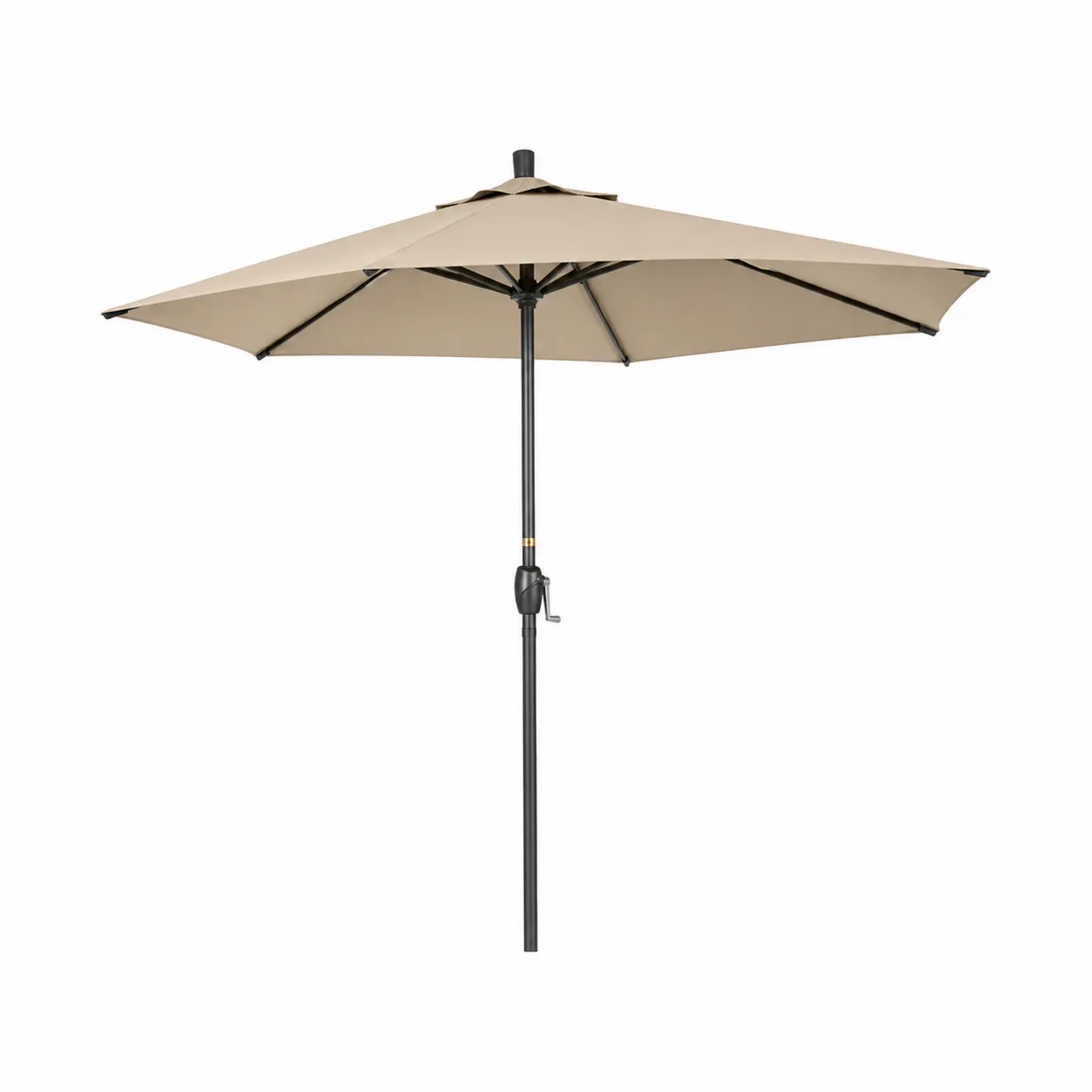 Ombrellone da Esterno in Poliestere e Alluminio 270 cm Beige-Haviranest