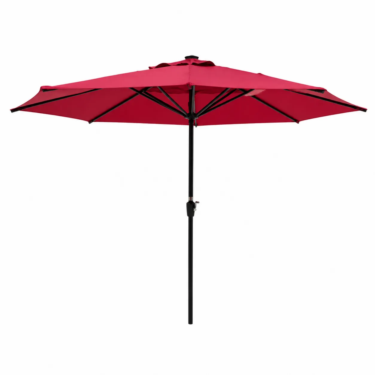 Ombrellone da Esterno in Alluminio e Tessuto Rosso 300 cm